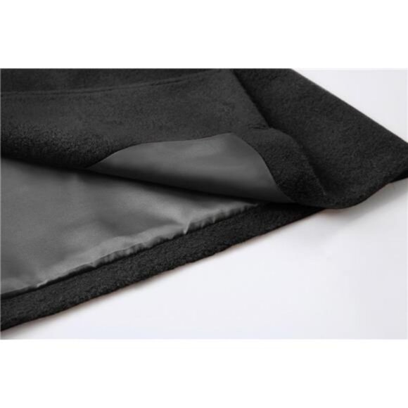 Women Oversized Long Winter Coats Warm Black - Picture 6 of 6